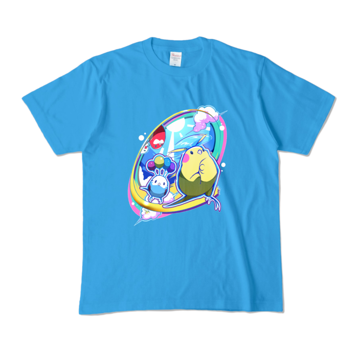 カラーTシャツ - M - ターコイズ (濃色)