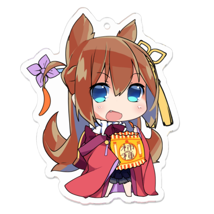 比良坂芽衣アクリルキーホルダーですわ あへぷりん堂 Booth