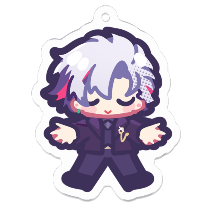 アクリルキーホルダー - 50 x 50 (mm)