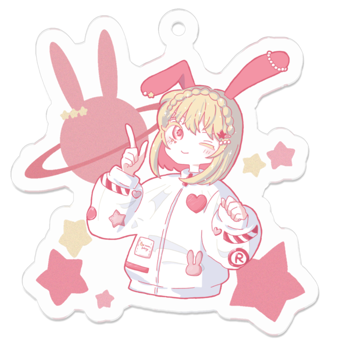 アクリルキーホルダー - 50 x 50 (mm)