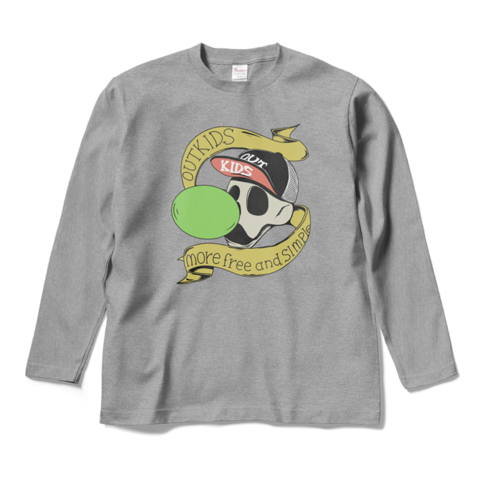 ロングスリーブTシャツ - M - 杢グレー