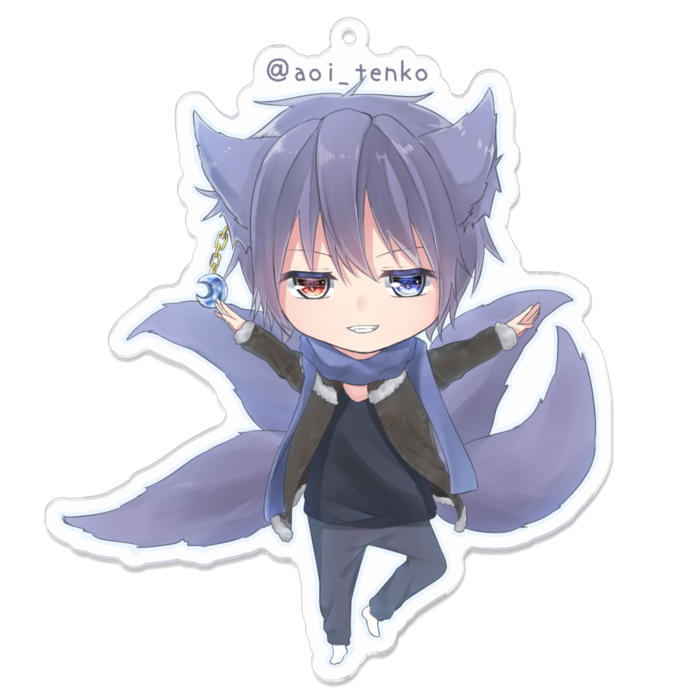 アクリルキーホルダー - 100 x 100 (mm)