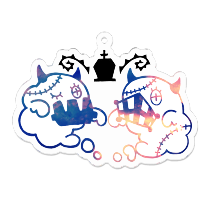 アクリルキーホルダー - 70 x 70 (mm)