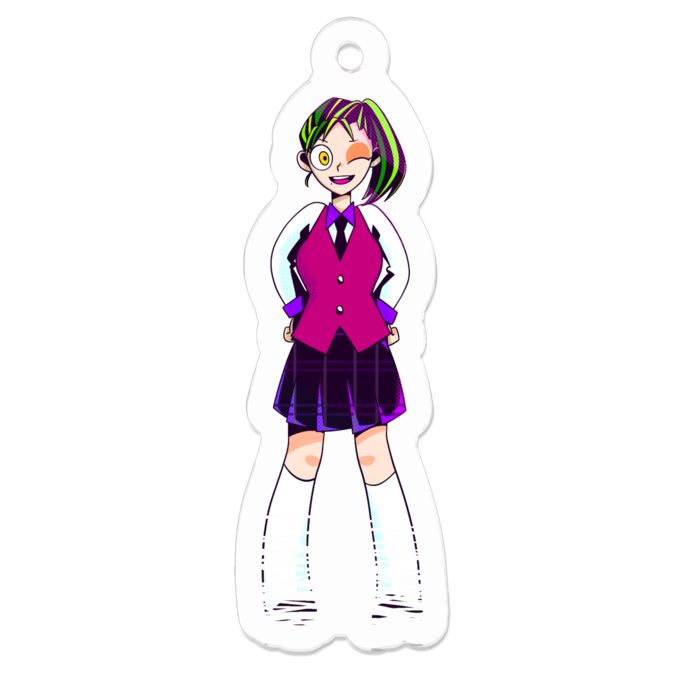 アクリルキーホルダー - 50 x 50 (mm)