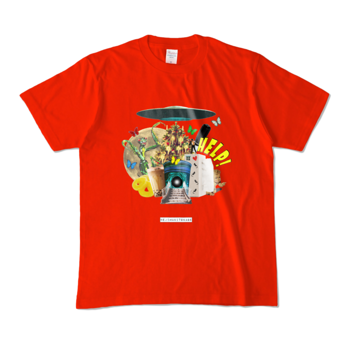 カラーTシャツ - M - レッド (濃色)