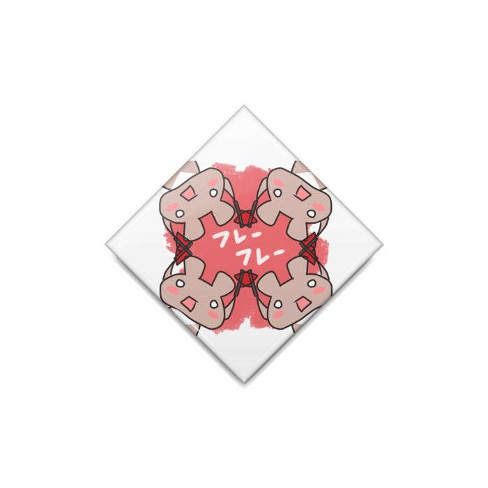 缶バッジ - ひし形40mm