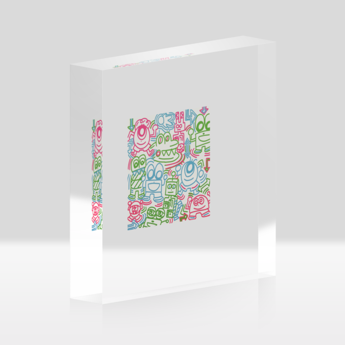 アクリルブロック - 100x100mm