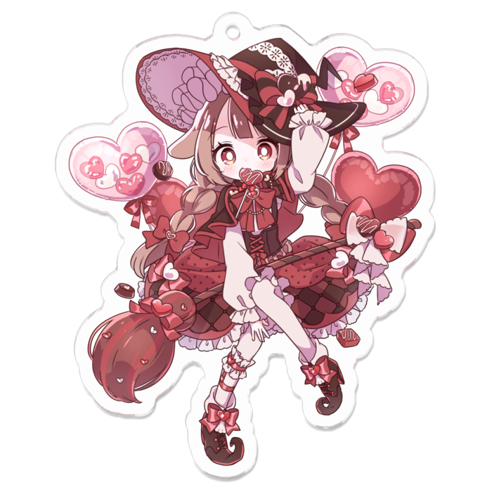アクリルキーホルダー - 70 x 70 (mm)