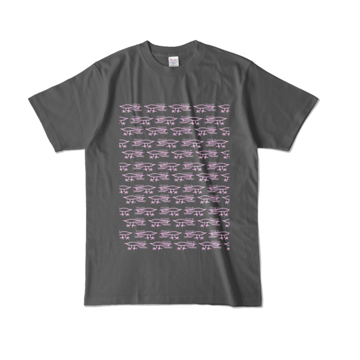 カラーTシャツ - L - チャコール (濃色)