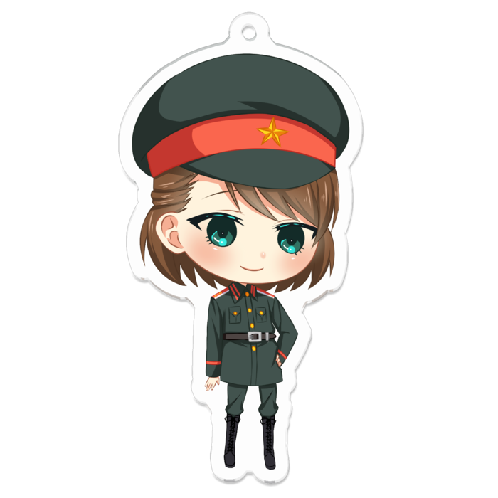 アクリルキーホルダー - 70 x 70 (mm)