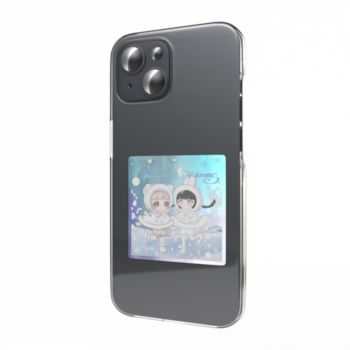 オーロラスマホステッカー - 縦