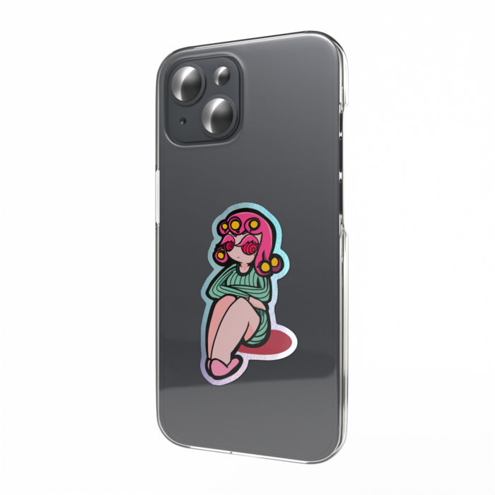 オーロラスマホステッカー - 縦