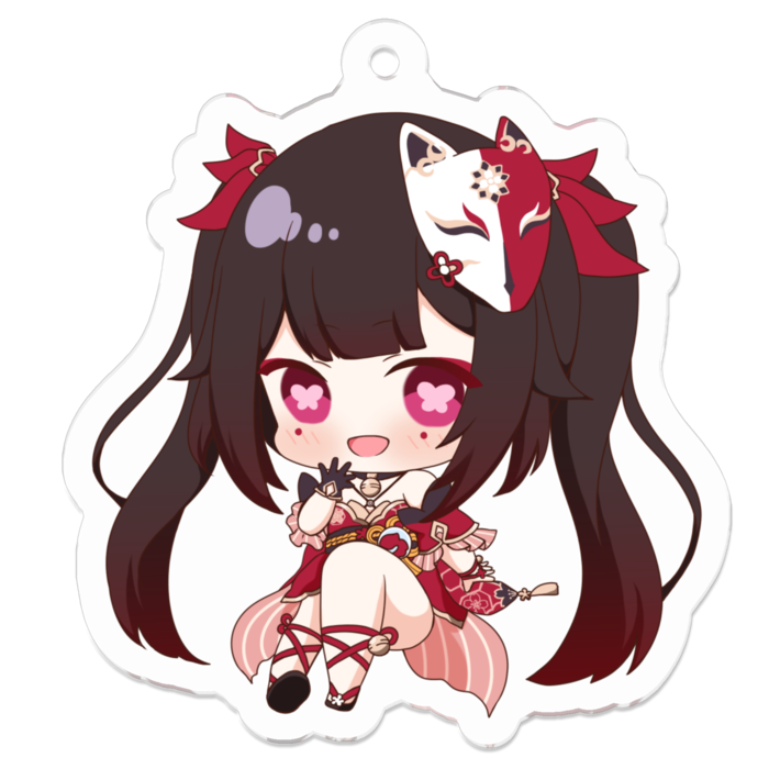 アクリルキーホルダー - 50 x 50 (mm)