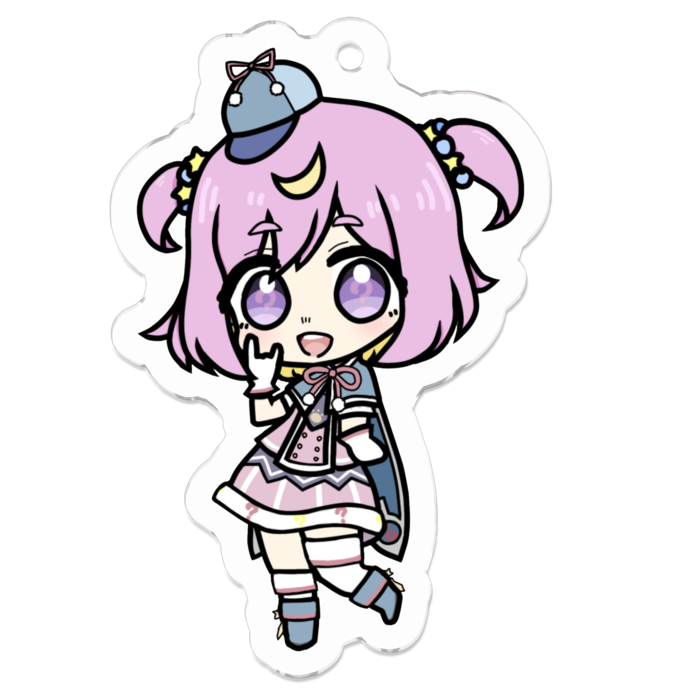 アクリルキーホルダー - 50 x 50 (mm)