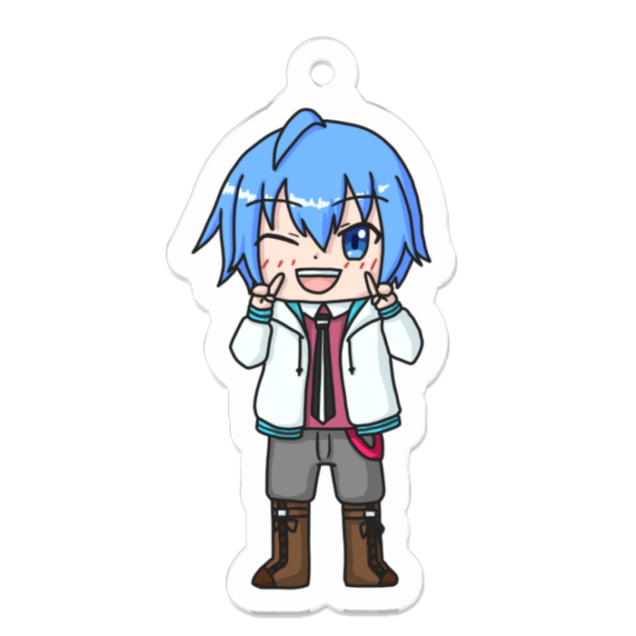 アクリルキーホルダー - 50 x 50 (mm)