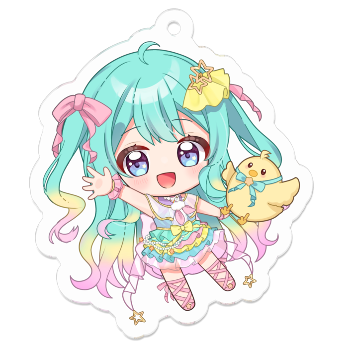 アクリルキーホルダー - 50 x 50 (mm)