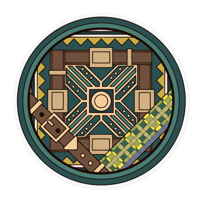 ステッカー - 100 x 100 (mm)