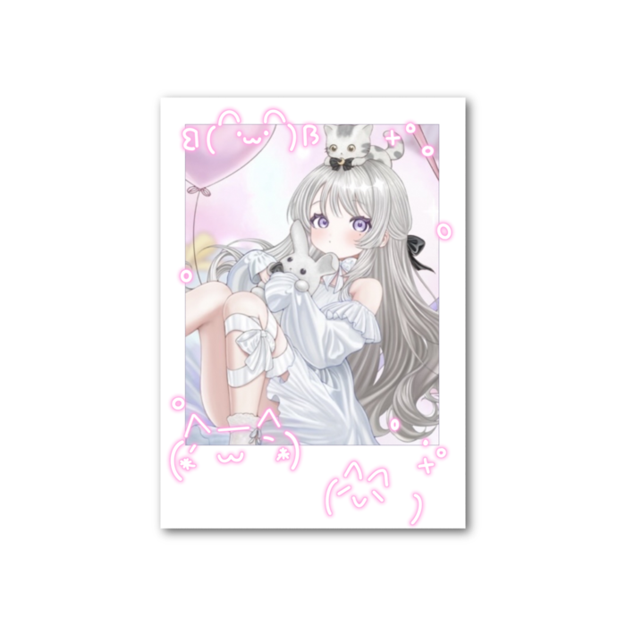 フォト風カード - 縦 - 片面