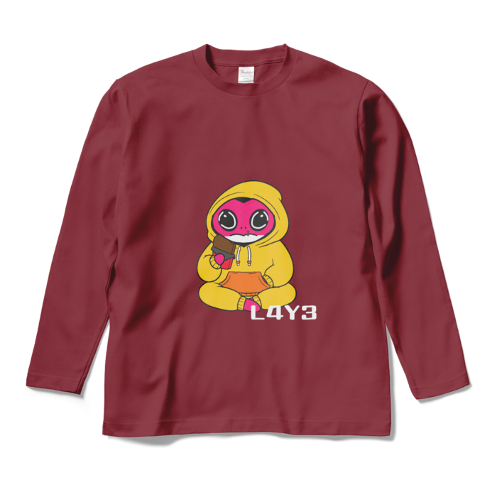 ロングスリーブTシャツ - M - バーガンディ