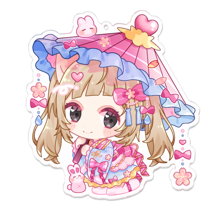 アクリルキーホルダー - 100 x 100 (mm)