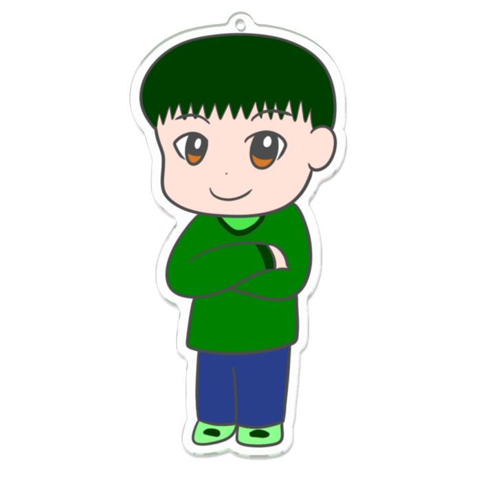 アクリルキーホルダー - 100 x 100 (mm)