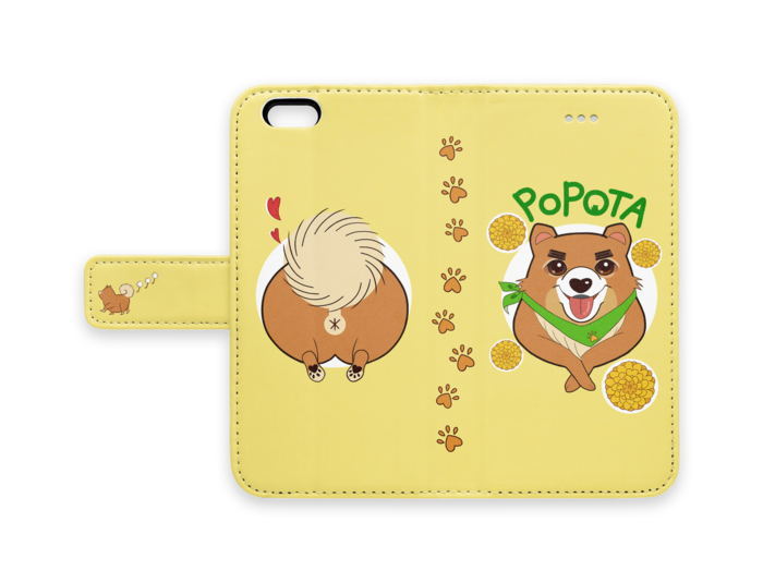 手帳型iPhoneケース - iPhone6 - ストラップ穴 なし