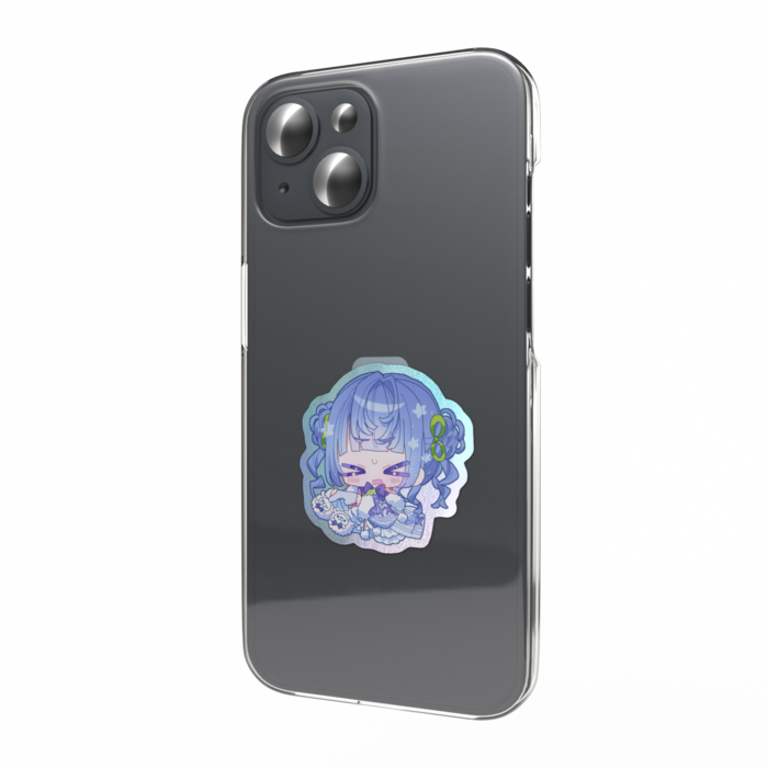 オーロラスマホステッカー - ひゃ～＞＜