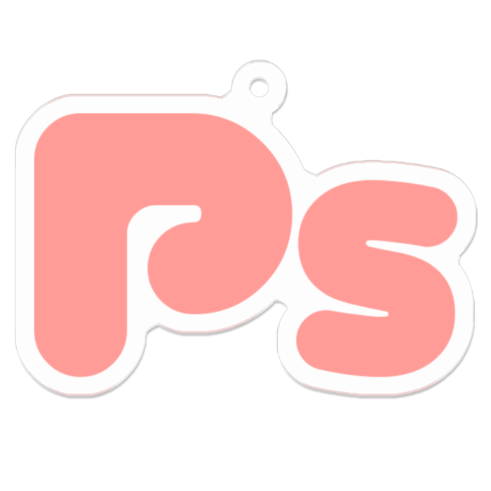 アクリルキーホルダー - 50 x 50 (mm)