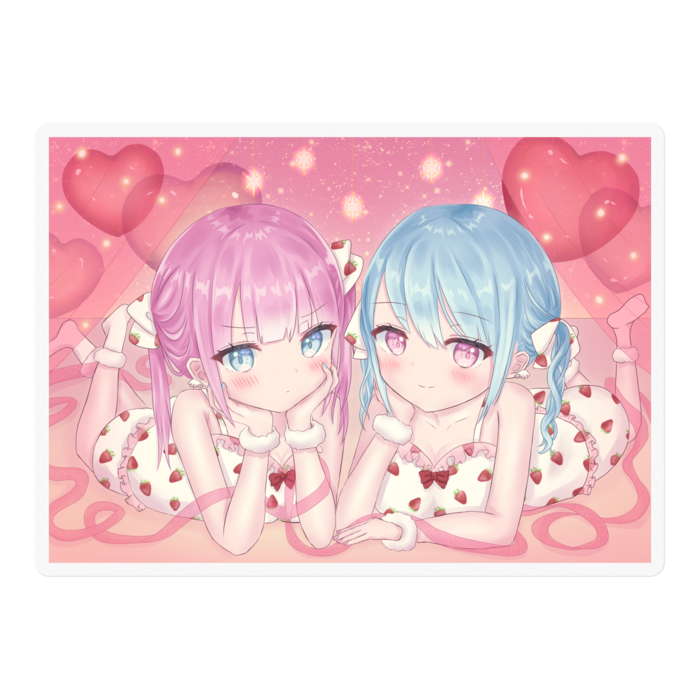 クリアステッカー - 100 x 100 (mm)(1)