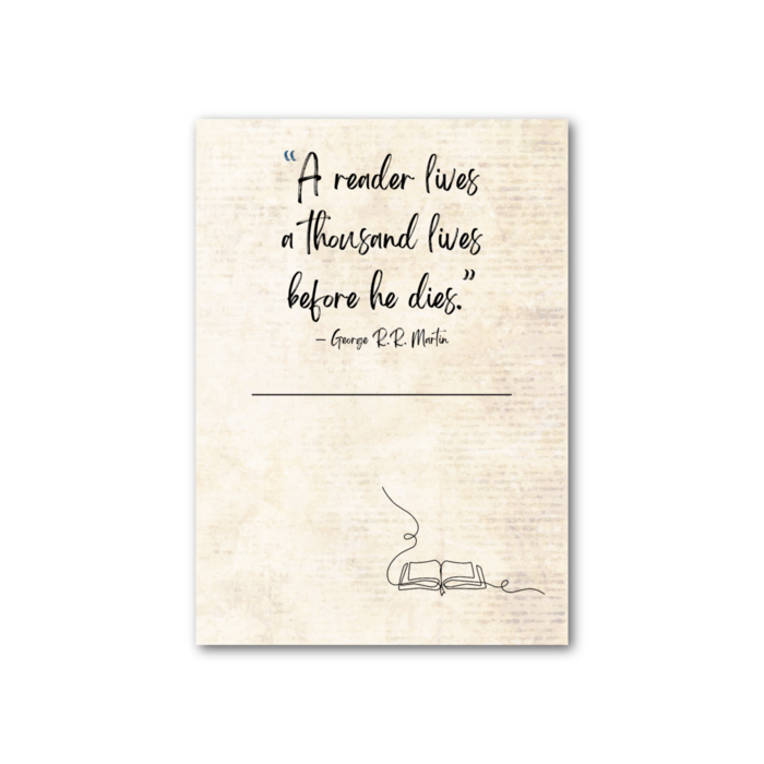 フォト風カード - 縦 - 片面