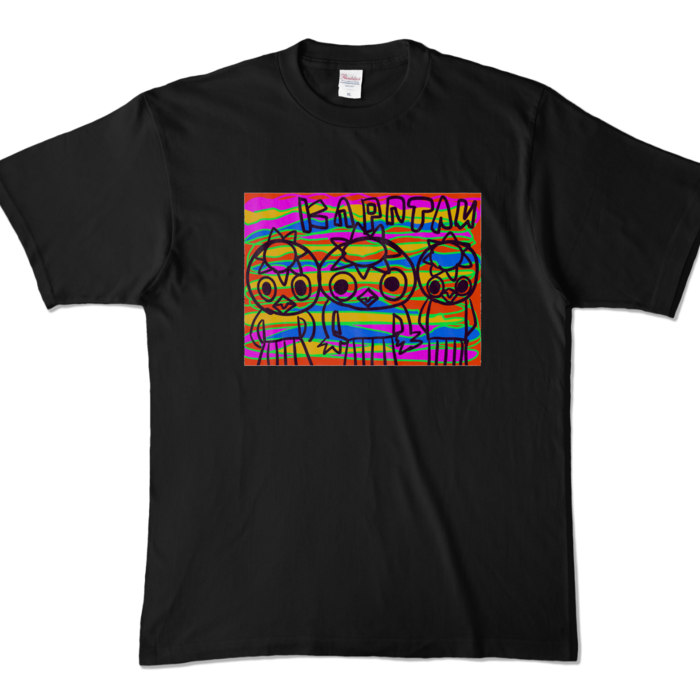 カラーTシャツ - XL - ブラック (濃色)