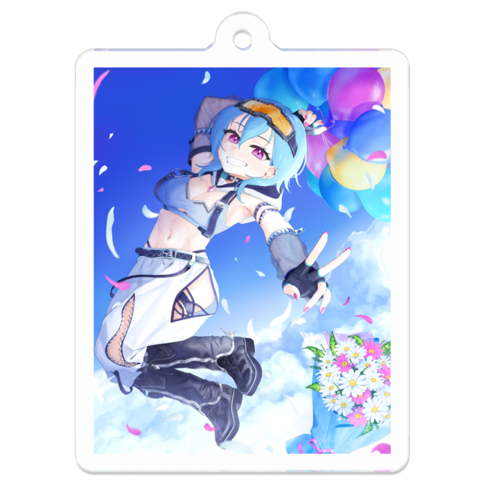 アクリルキーホルダー - 50 x 50 (mm)