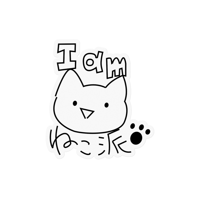 ステッカー - 100 x 100 (mm)