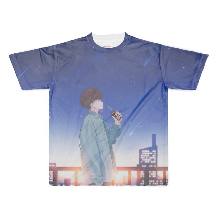 フルグラフィックTシャツ - XL - 正面印刷のみ