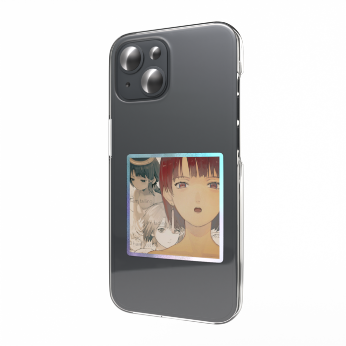 オーロラスマホステッカー - 縦