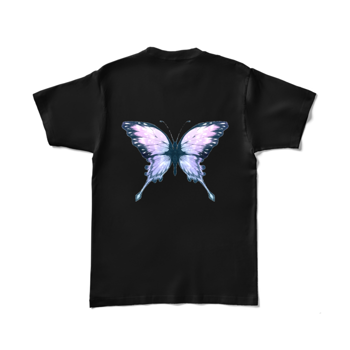 カラーTシャツ - L - ブラック (濃色)(裏面)