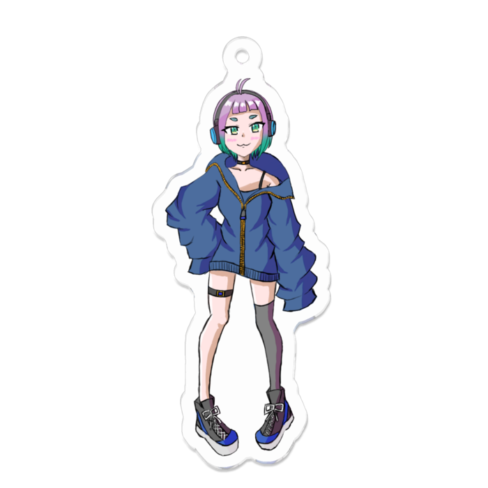 アクリルキーホルダー - 70 x 70 (mm)