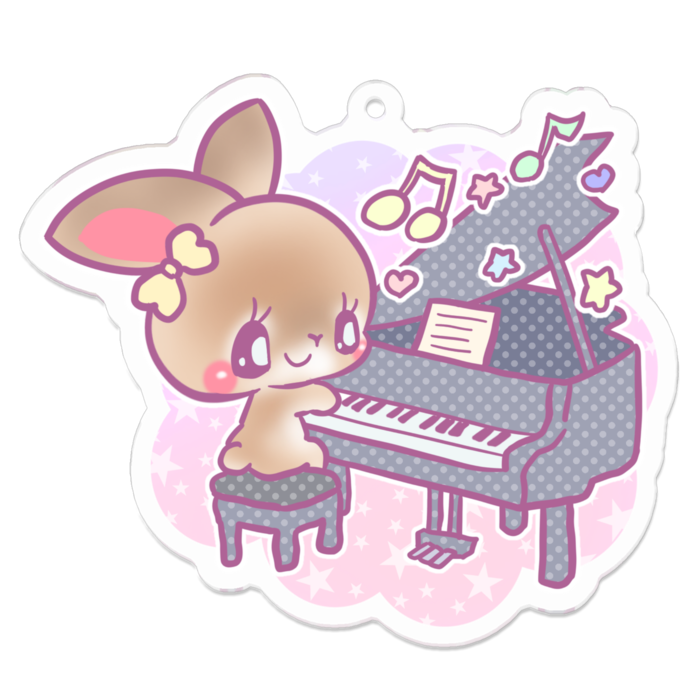 アクリルキーホルダー - 70 x 70 (mm)