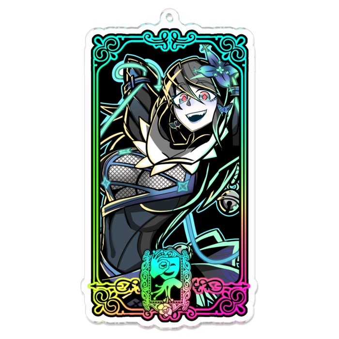 アクリルキーホルダー - 100 x 100 (mm)