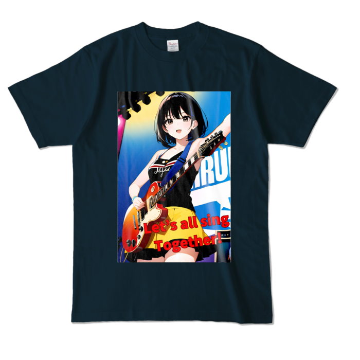 カラーTシャツ - L - ネイビー (濃色)