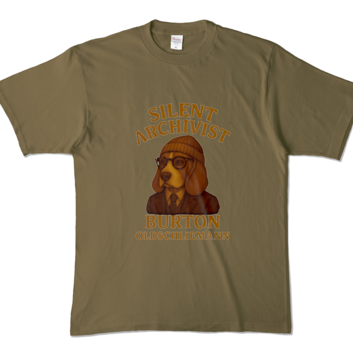 カラーTシャツ - XL - オリーブ (濃色)