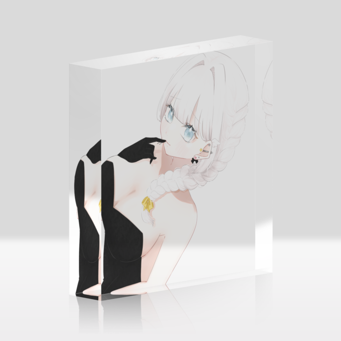 ♡アクリルブロック - 100x100mm(2)