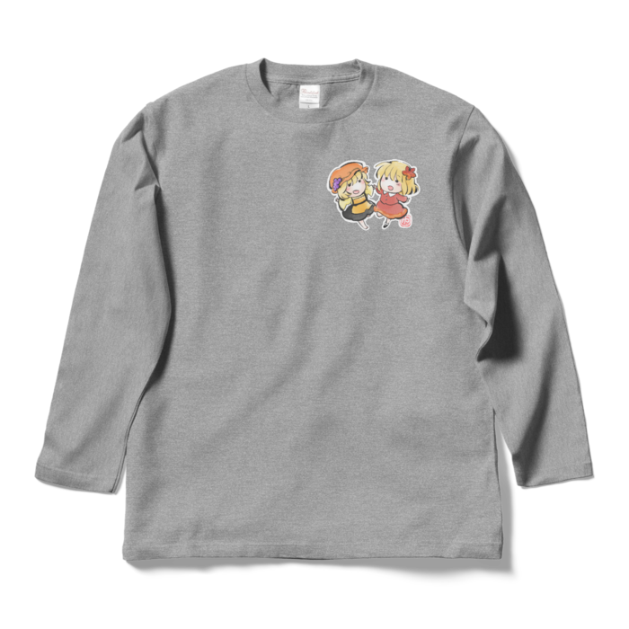 ロングスリーブTシャツ - L - 杢グレー