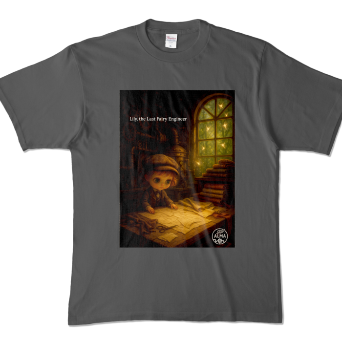 カラーTシャツ - XL - チャコール (濃色)