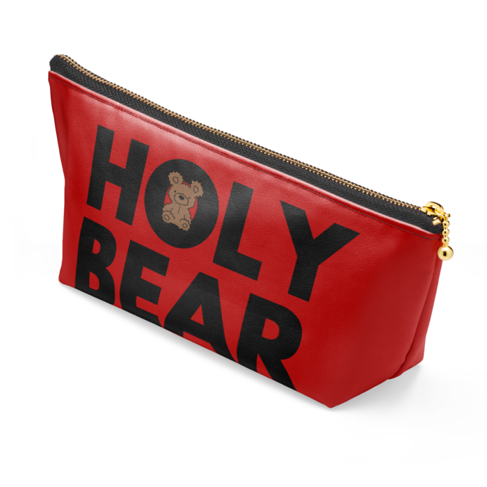 ポーチ - 長さ21.5cm / 高さ10cm - ブラック