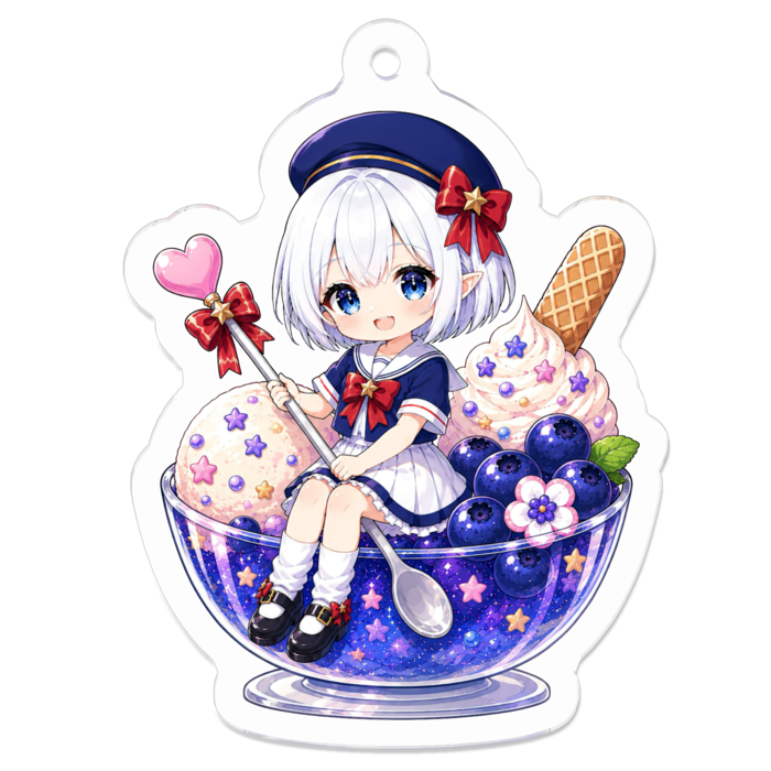 アクリルキーホルダー - 50 x 50 (mm)