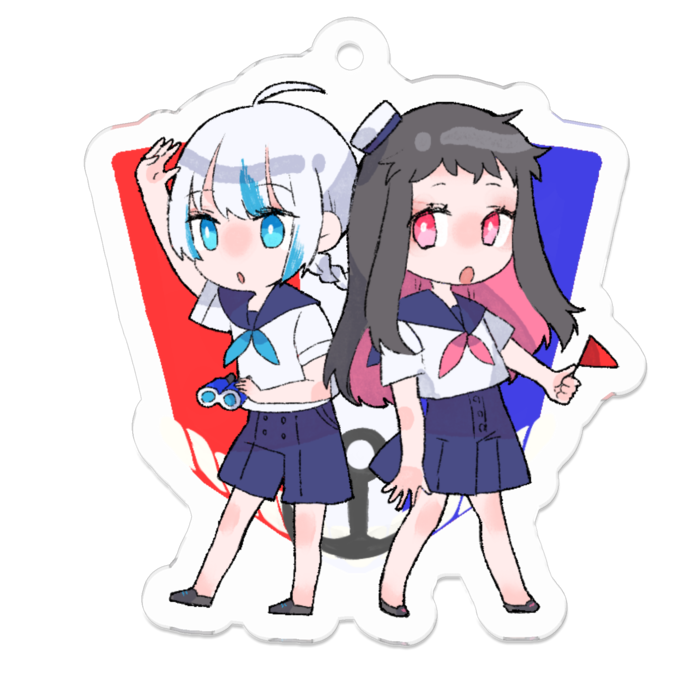 アクリルキーホルダー - 50 x 50 (mm)