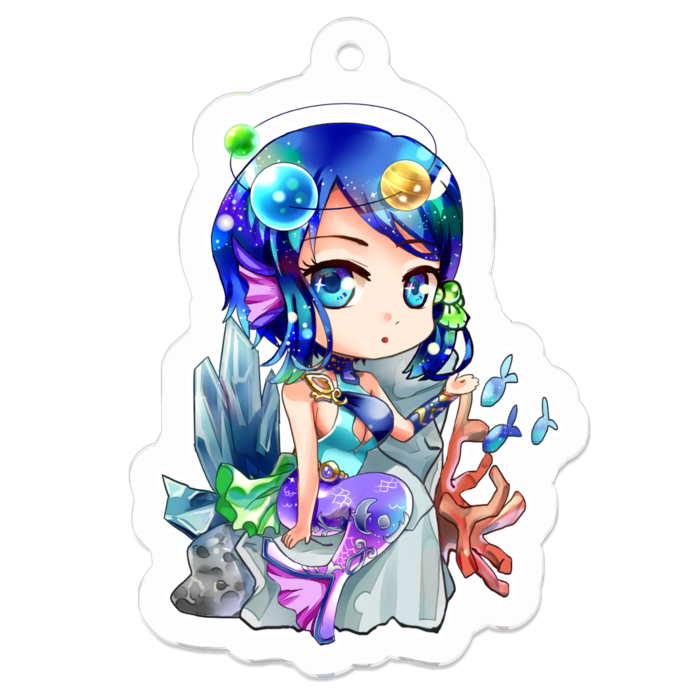 アクリルキーホルダー - 50 x 50 (mm)