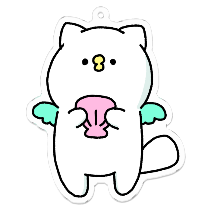 アクリルキーホルダー - 70 x 70 (mm)