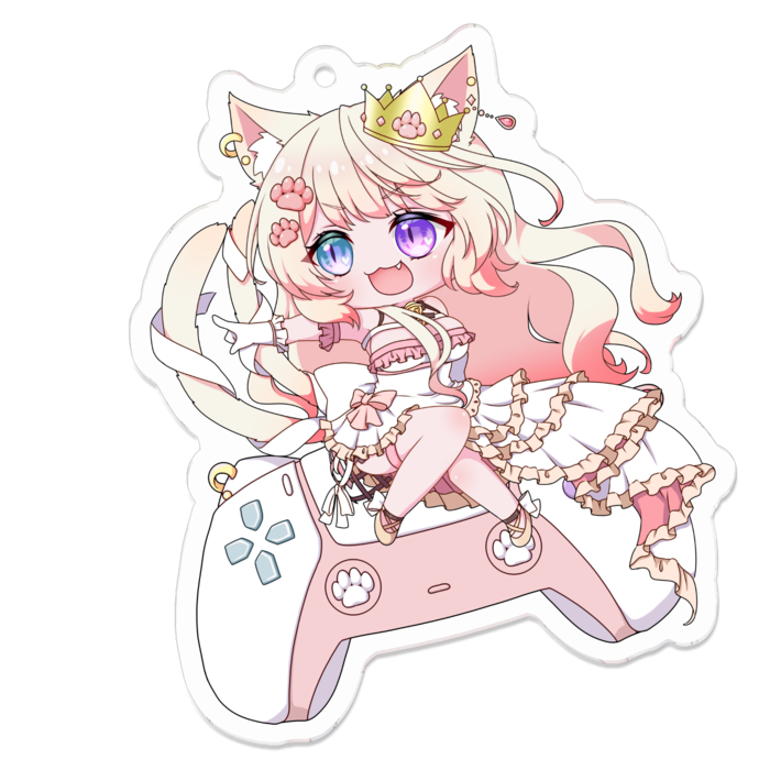 アクリルキーホルダー（コーティング） - 70 x 70 (mm)